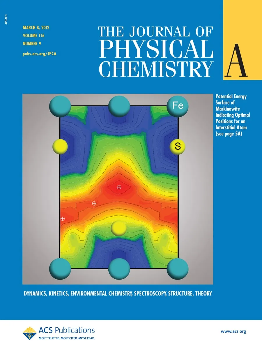 Cover of J. Phys. Chem. A 2012