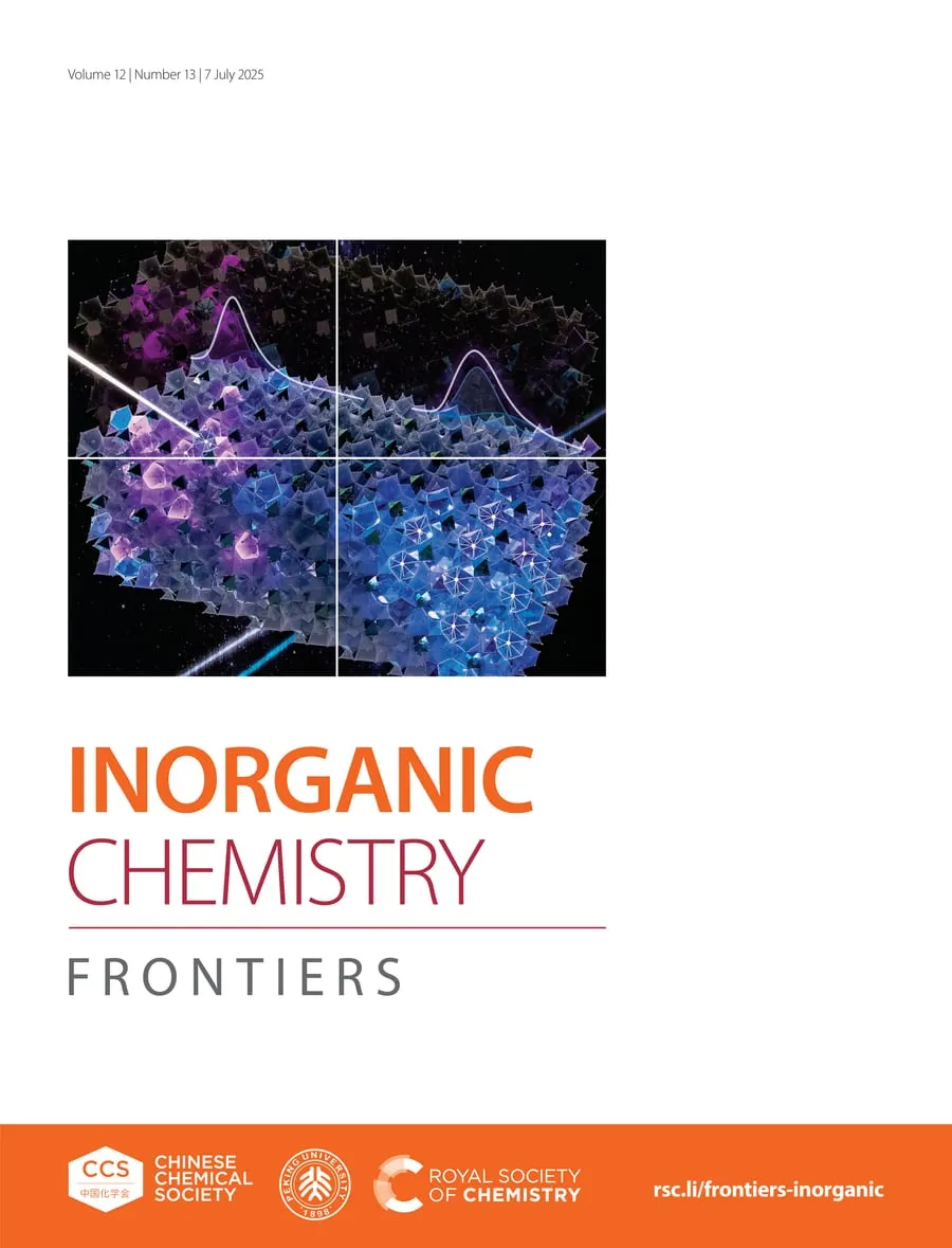 Cover of Inorg. Chem. Front. 2025